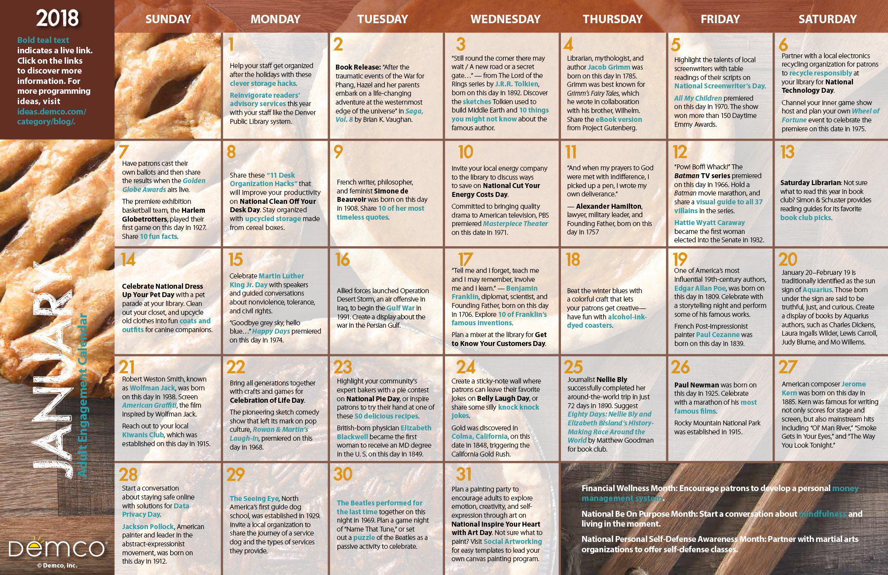 Adult Activity Calendar: January 2018 adult-activity-calendar-january-2018