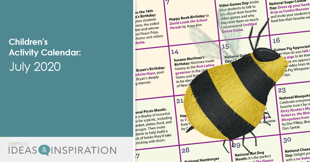 Children’s Programming Activity Calendar July 2020