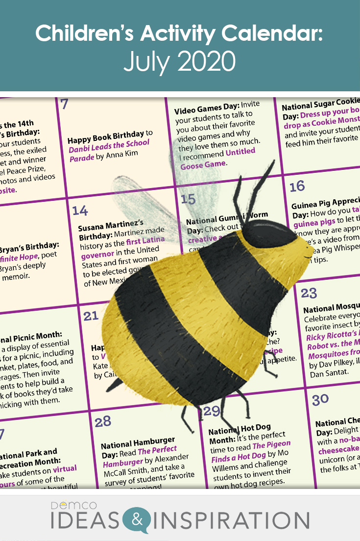 Children’s Programming Activity Calendar July 2020