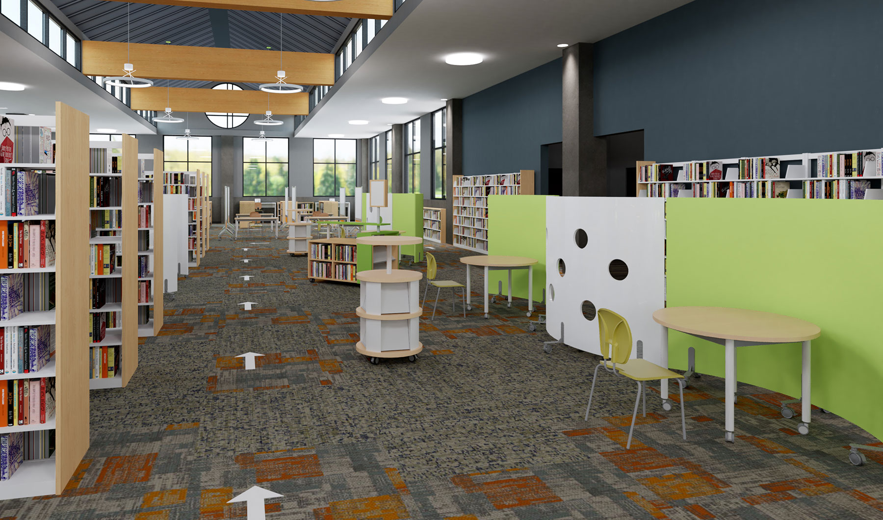 Idea Gallery: Public Library Designed for Social Distancing