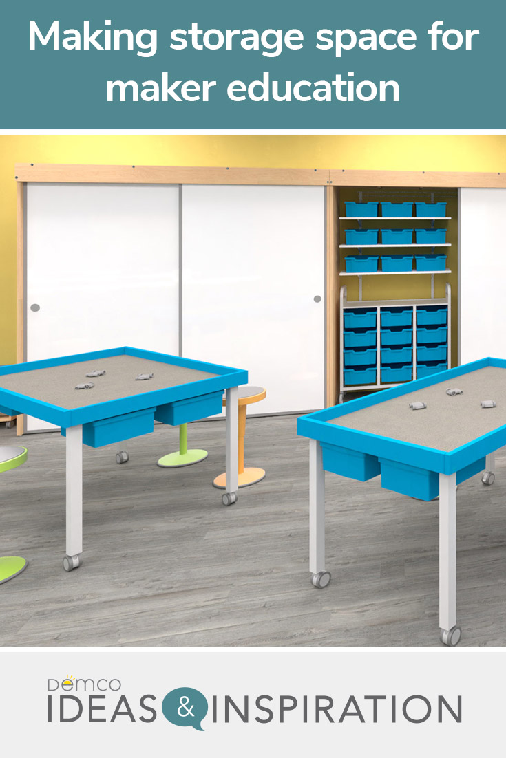 Making storage space for maker education