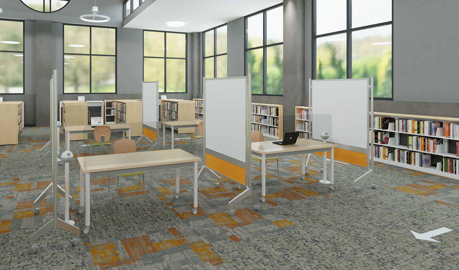 View These Social Distancing Public Library Designs